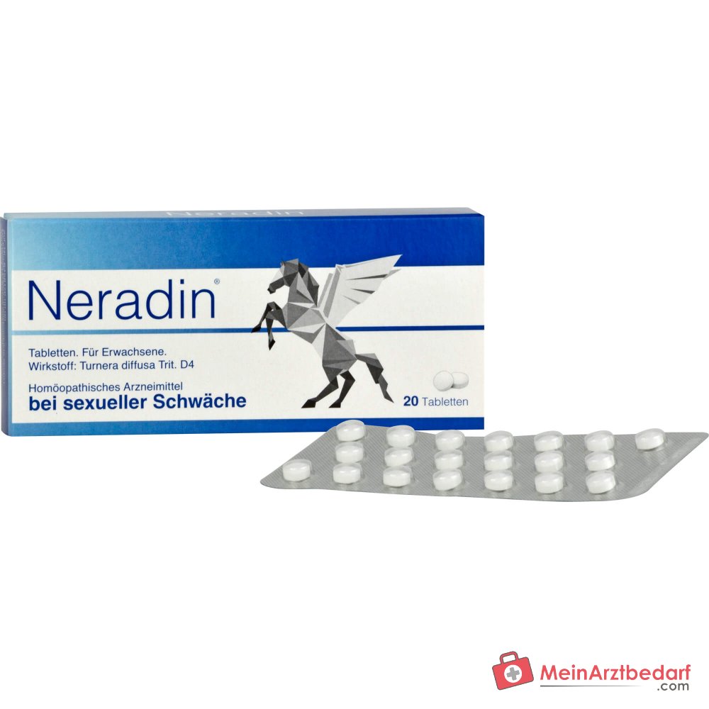 PharmaSGP Neradin Turnera diffusa D4 Comprimés, 20 pièces.