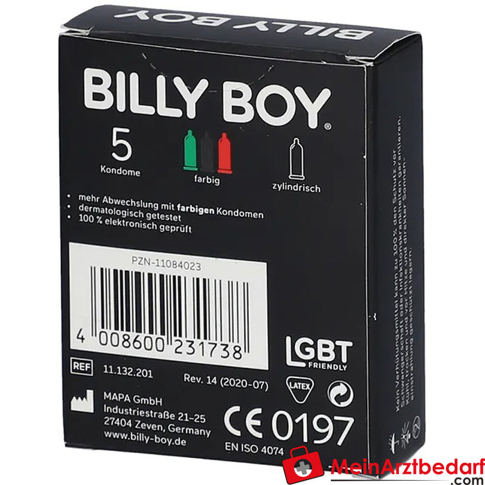 Preservativos BILLY BOY Variedad de colores