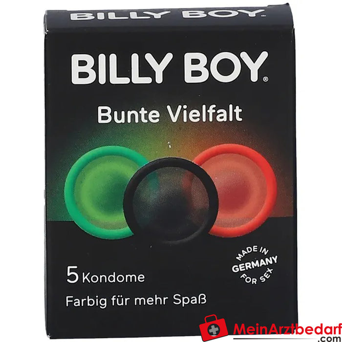 Préservatifs BILLY BOY Diversité colorée