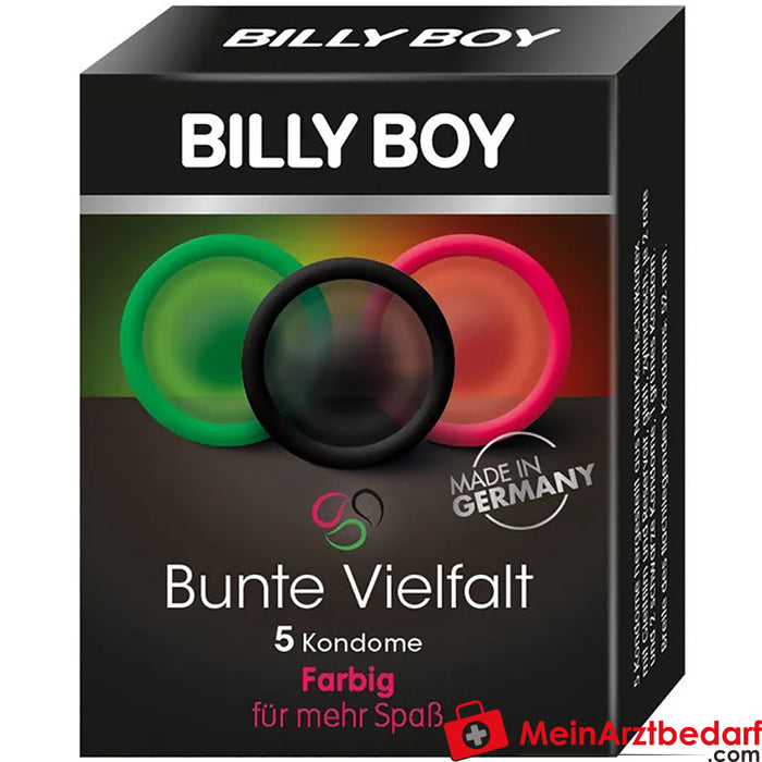 BILLY BOY Condooms Kleurrijke variëteit