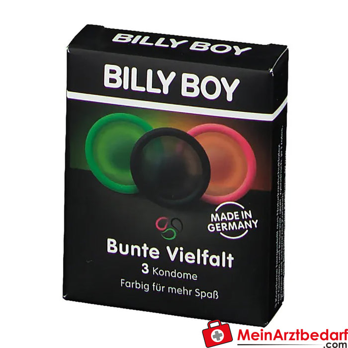 Preservativos BILLY BOY Variedade colorida