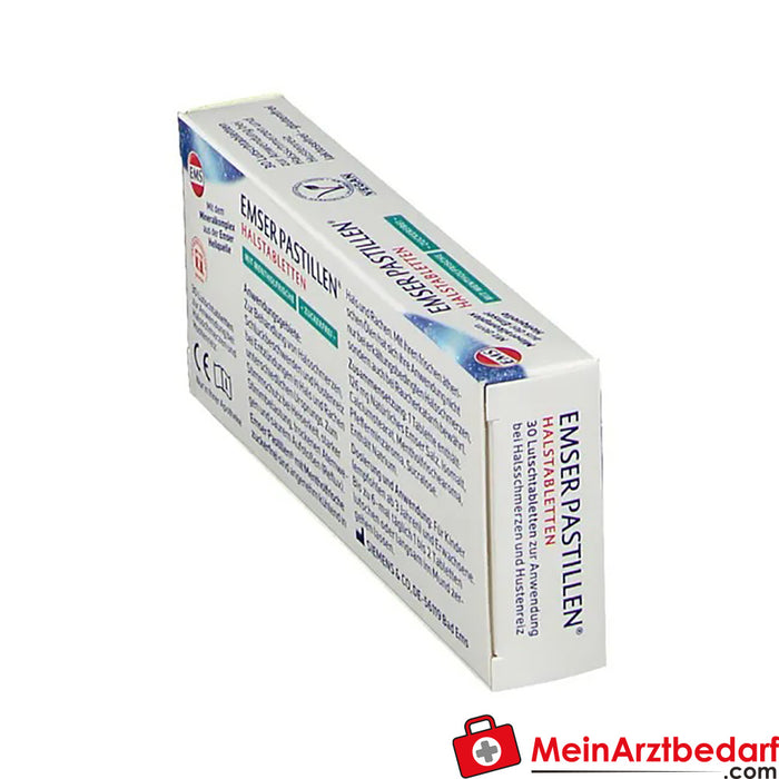 EMSER Pastillas® con frescor mentolado sin azúcar, 30 uds.