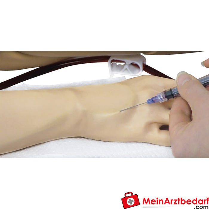 Erler Zimmer Arm for intravenous injection for GERi/KERi nursing manikin