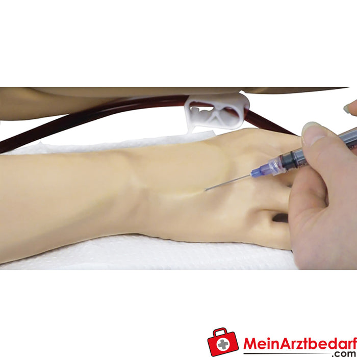 Brazo Erler Zimmer para inyección intravenosa para muñeca de enfermería GERi/KERi