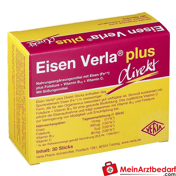 Fer Verla® plus direct, 30 comprimés