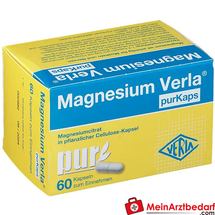 Kapsułki Magnesium Verla® purKaps, 60 kapsułek