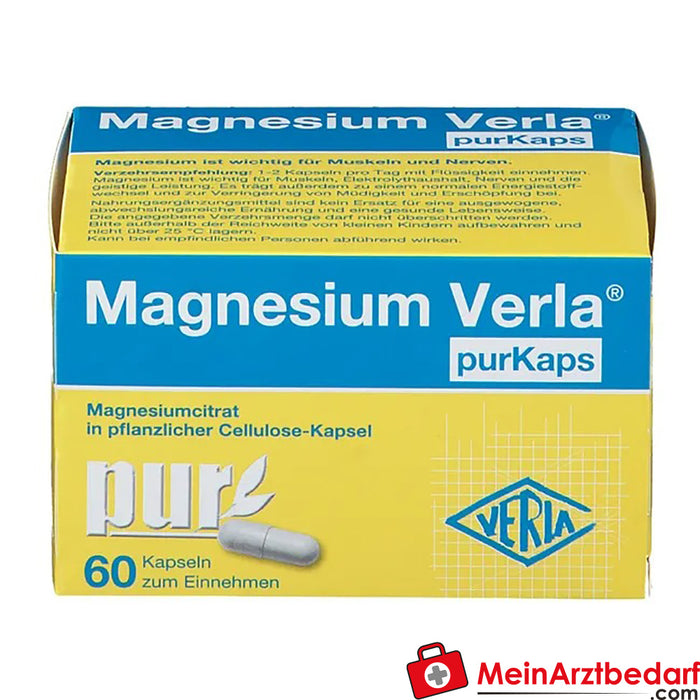 Magnesium Verla® purKaps Capsules, 60 Capsules