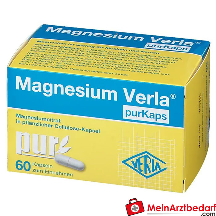 Kapsułki Magnesium Verla® purKaps, 60 kapsułek