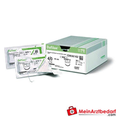 B. Braun Dafilon nicht resorbierbares Nahtmaterial (blau, 5/0).