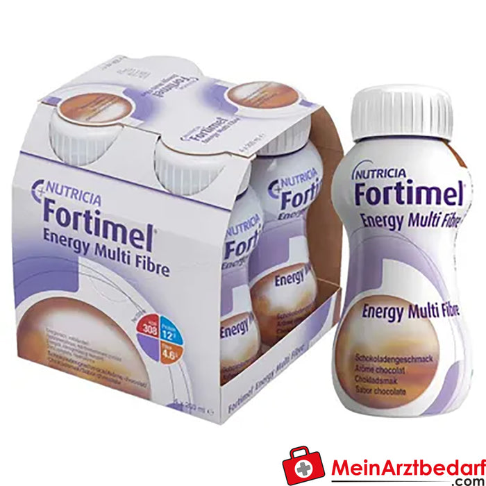 Fortimel® Energy Multi Fibre Drinking Food Chocolate, 32 unid.