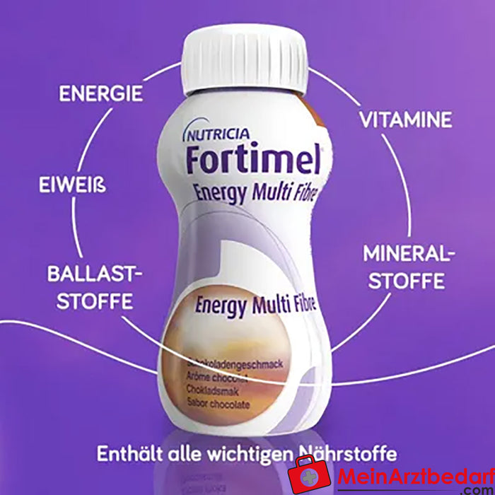 Fortimel® Energy Multi Fibre Drinking Food Chocolate, 32 unid.