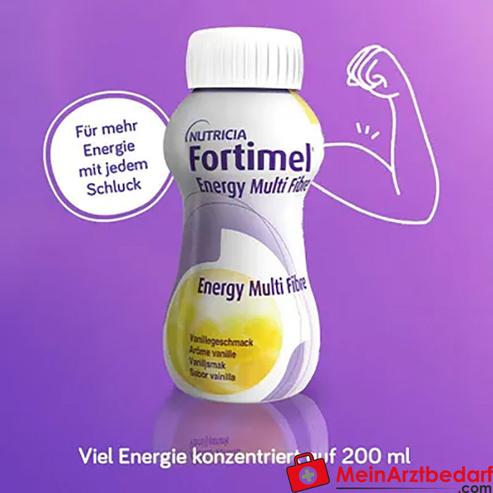 Fortimel® Energy Multi Fibre Drinking Formula Vaniglia, 32 pezzi.