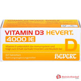 Hevert Vitamin D3 Cholecalciferol Tabletten 4000 IE, 60 St.