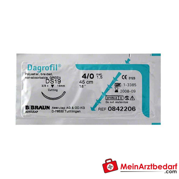 B. Braun Dagrofil® sütür malzemesi yeşil USP 0 - 36 adet