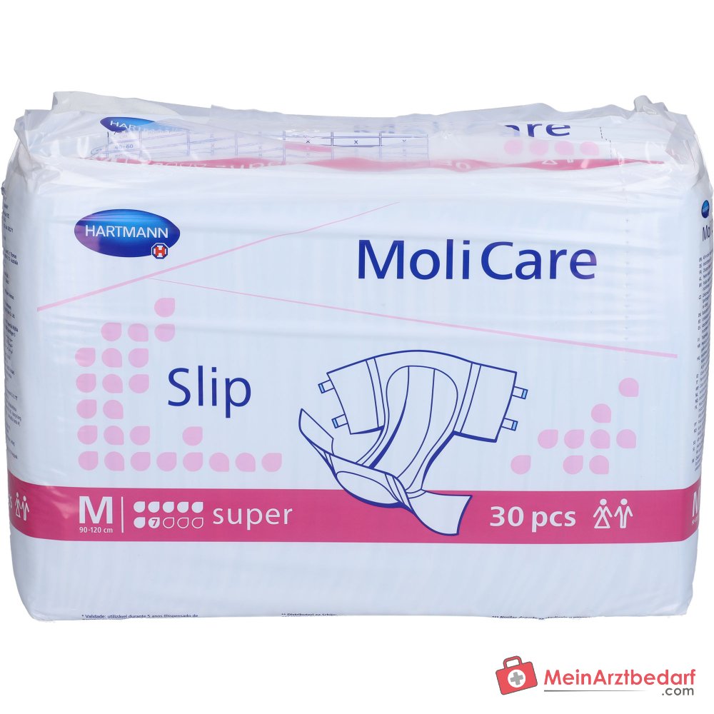 MoliCare Slip super rozm. M JEDNORAZOWY PAMPERS NA INKONTYNENCJĘ 3x30 sztuk