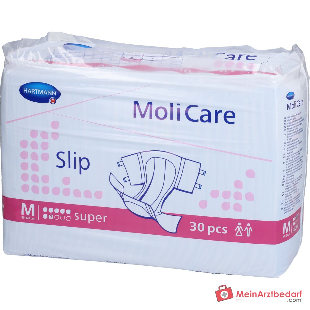 MoliCare Slip super rozm. M JEDNORAZOWY PAMPERS NA INKONTYNENCJĘ 3x30 sztuk