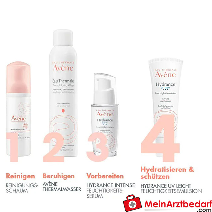 Avène Hydrance Émulsion légère hydratante UV pour les tiraillements et la peau rugueuse avec SPF 30, 40ml