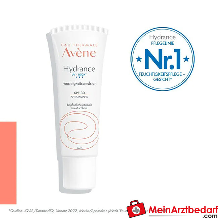 Avène Hydrance SPF 30 ile sıkı ve pürüzlü ciltler için hafif UV nemlendirici emülsiyon, 40ml