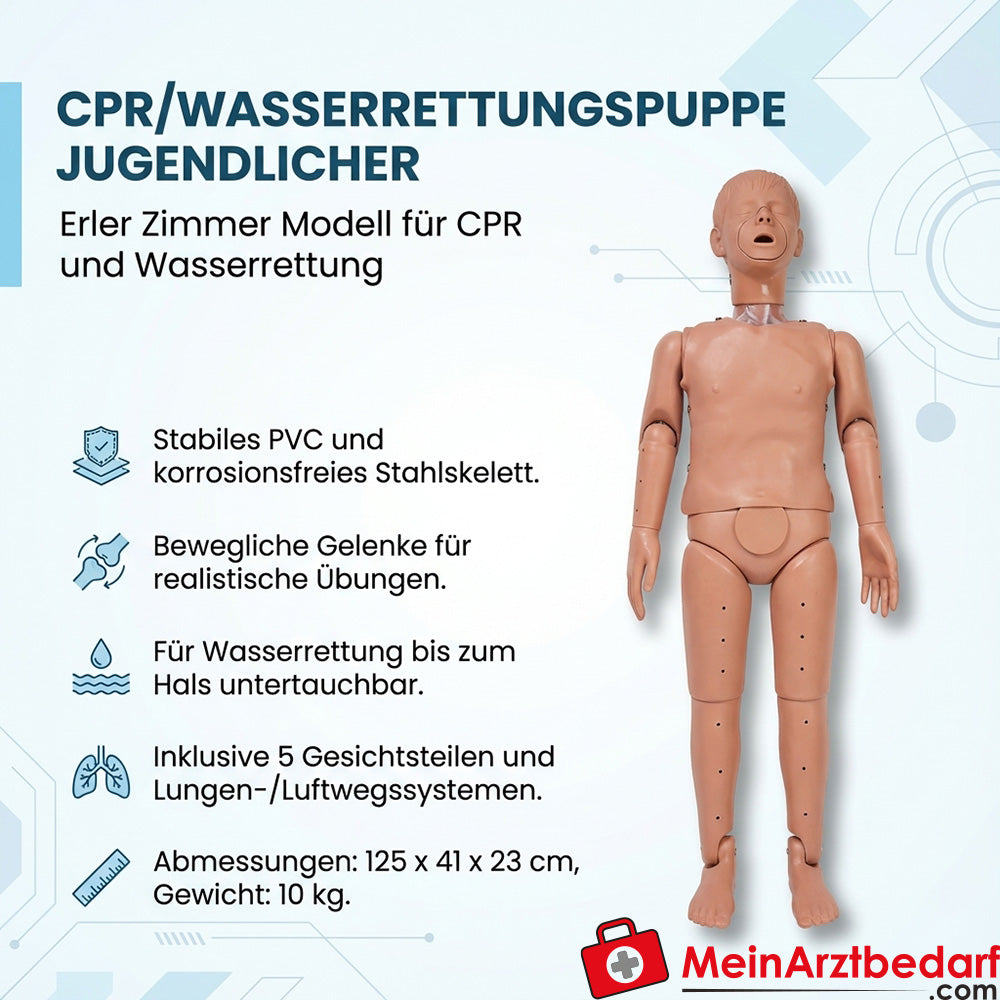 Erler Zimmer CPR/water rescue manikin for young people