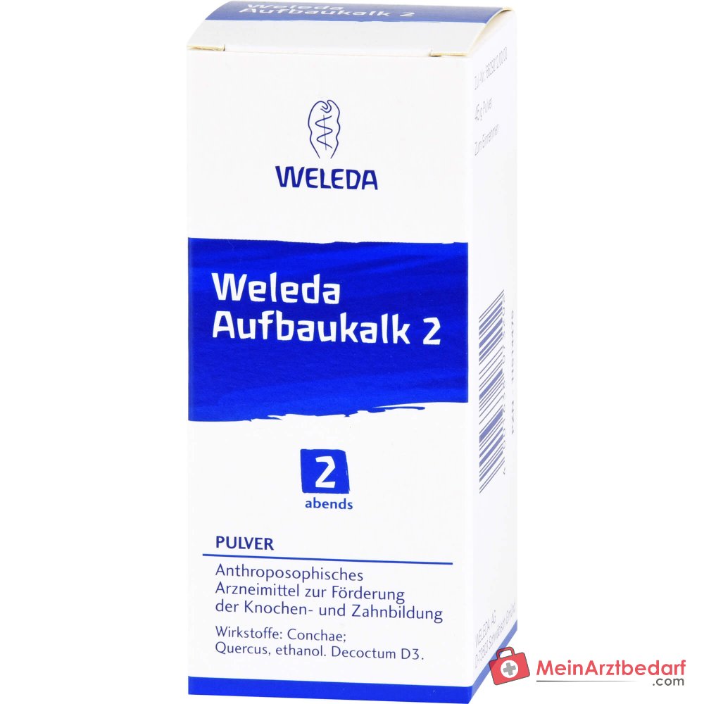 Weleda Calcite de Construction 2 Poudre, 45 g