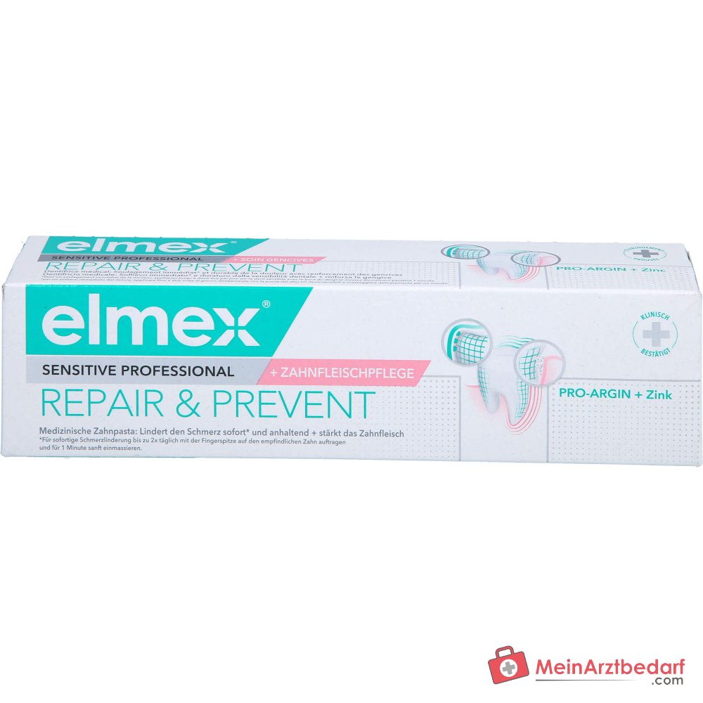 elmex Sensitive Professional Repair & Prevent Arginin / Zink Zahnpasta, 75 ml.