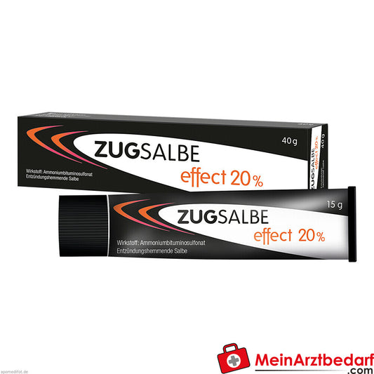Zugsalbe effect 20%.