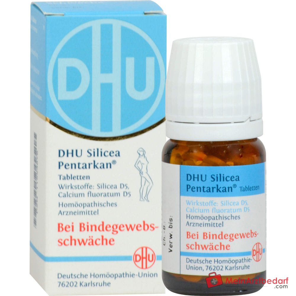 DHU Silicea Pentarkan Silicea / Calcium fluoratum Tabletten, 80 St.