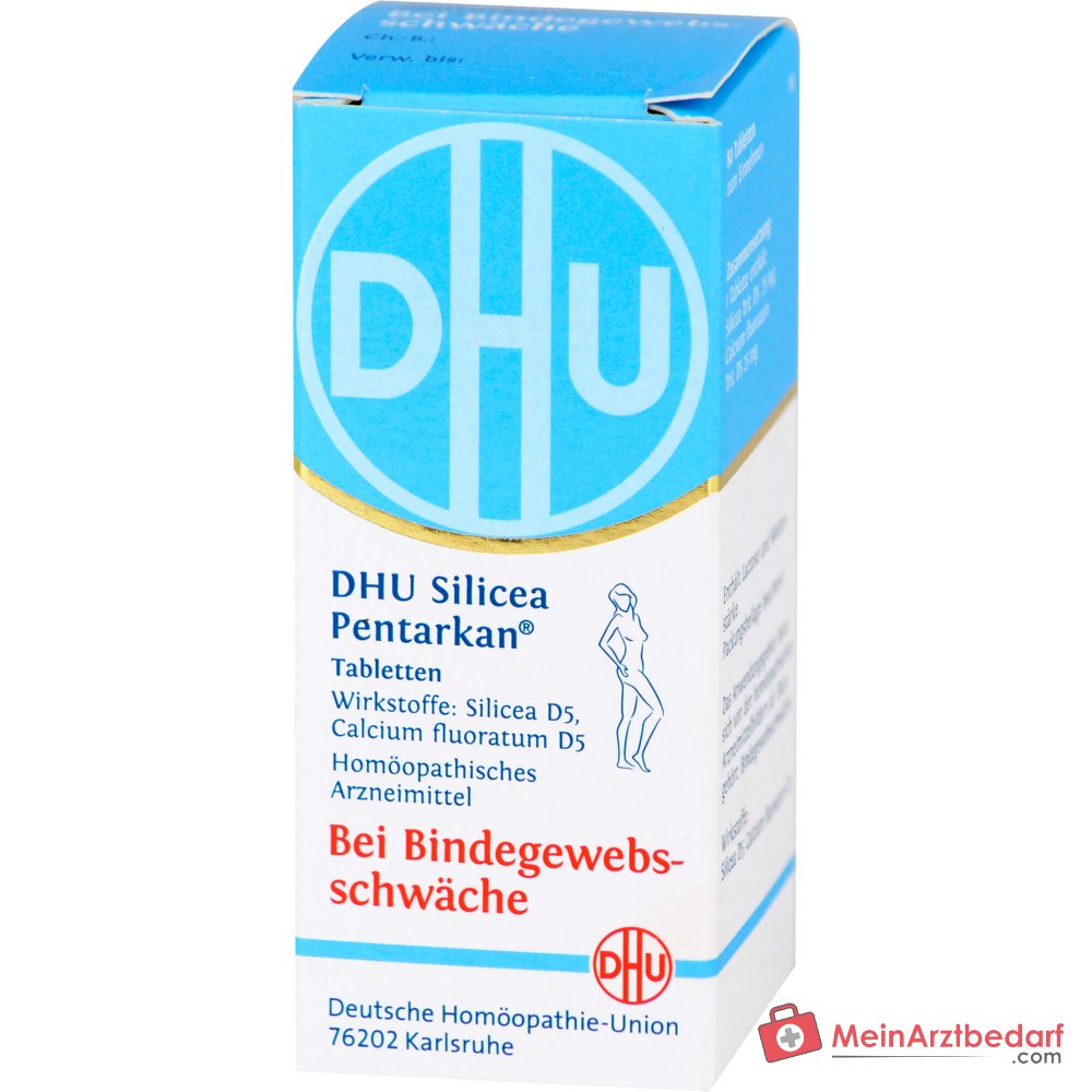 DHU Silicea Pentarkan Silicea / Calcium fluoratum Tabletten, 80 St.