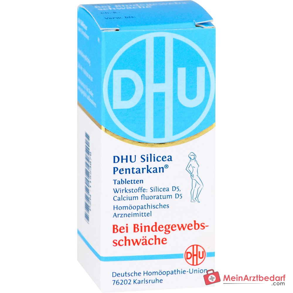 DHU Silicea Pentarkan Silicea / Calcium fluoratum Tabletten, 80 St.
