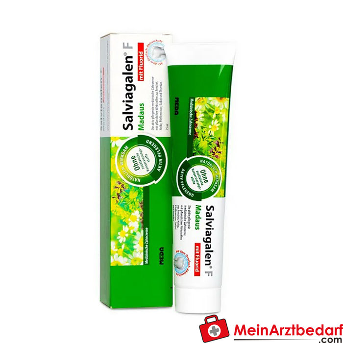 Salviagalen F Madaus|Pasta dentífrica medicinal con flúor, 75ml