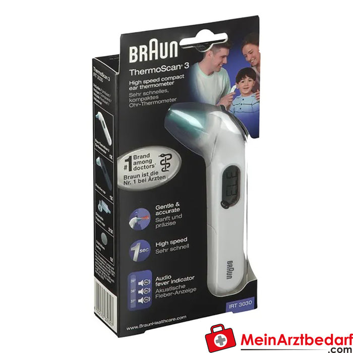 Braun ThermoScan® 3 compact ear thermometer, 1 pc.