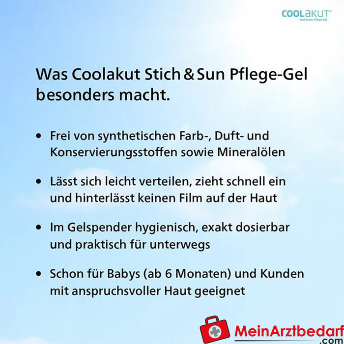 COOLakut® Gel de proteção solar e contra as picadas, 30g