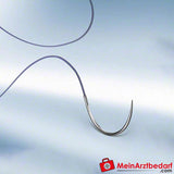 B. Braun Monosyn Nahtmaterial, violett, USP 4/0.