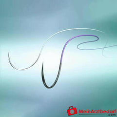 B. Braun Monosyn Nahtmaterial, violett, USP 5/0, 6/0, 7/0.