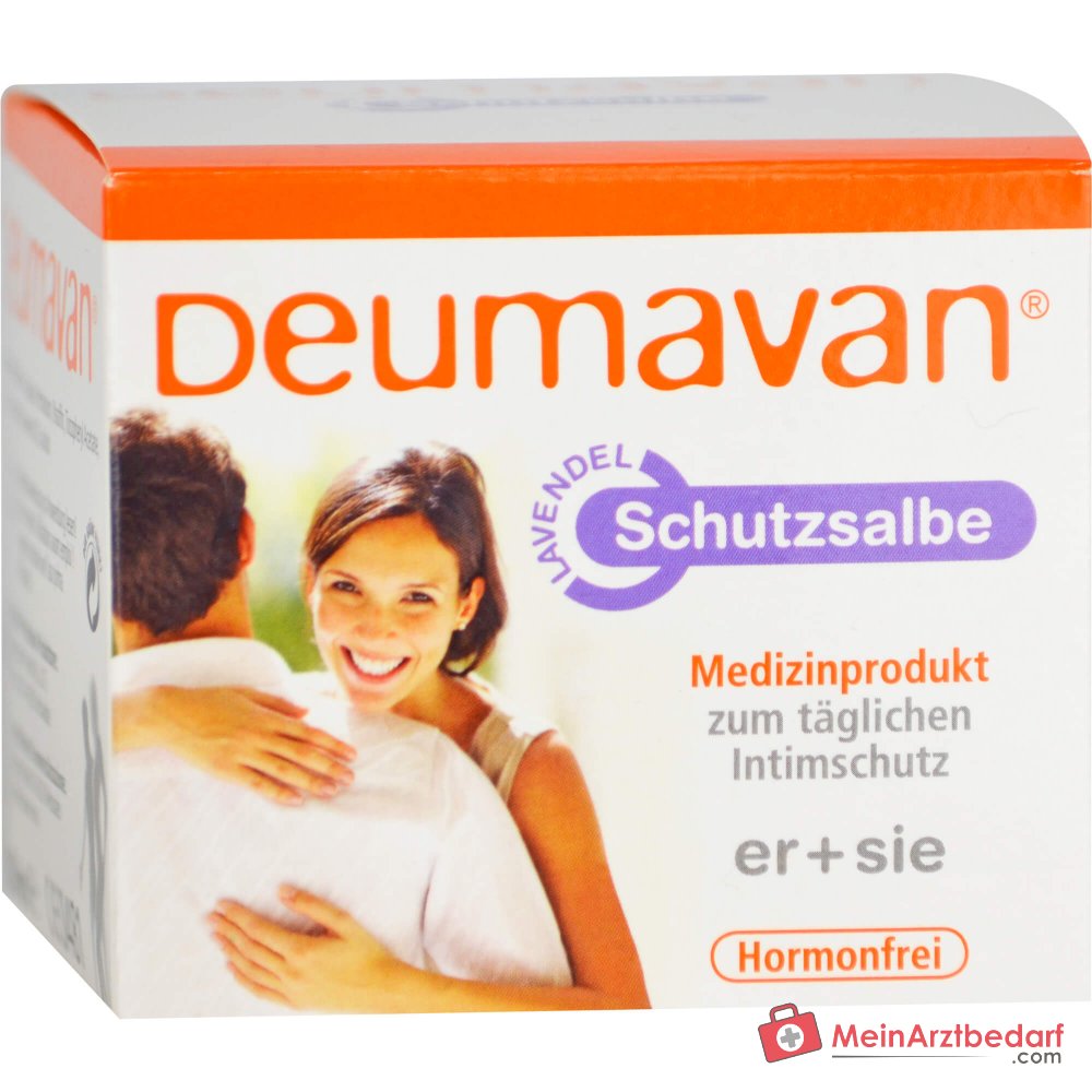Deumavan Schutzsalbe Lavendel Paraffinum Liquidum / Petrolatum / Paraffin / Tocopheryl Acetate / Lavandula Angustifolia Oil / Linalool Fettsalbe, 100 ml.
