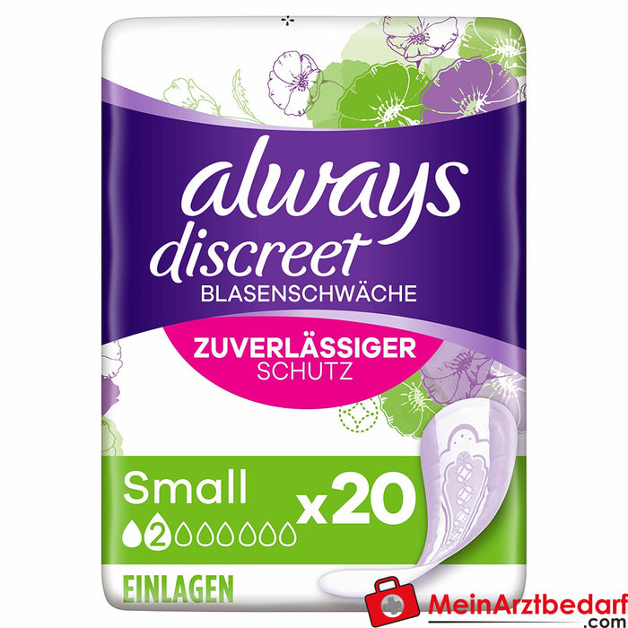 absorbentes incontinencia always discreet Small