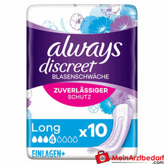 always discreet Inkontinenz Einlagen+ long.
