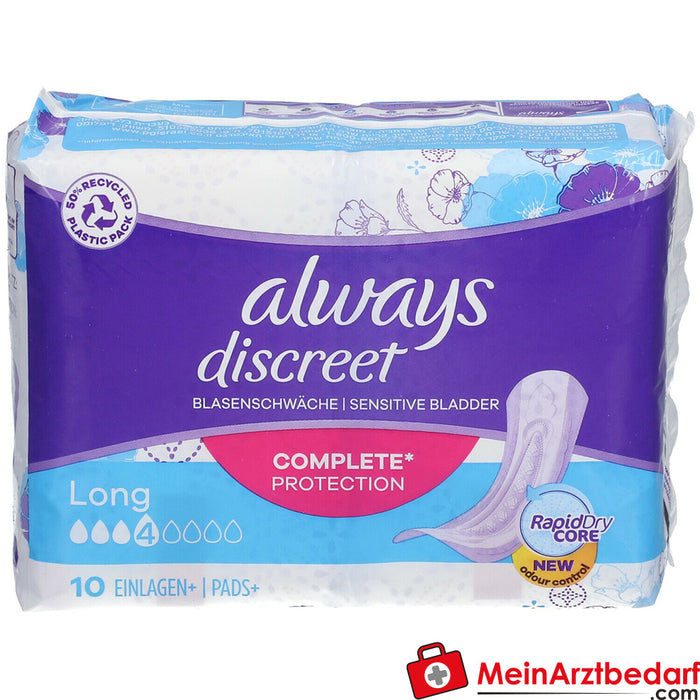 always discreet Protections pour incontinence+ long