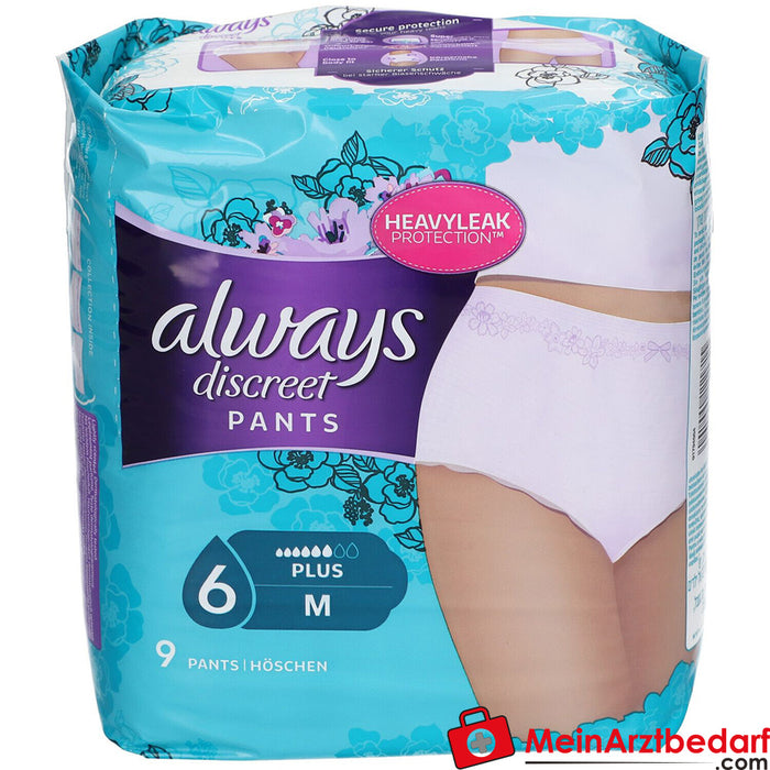 always discreet incontinence panties beden M