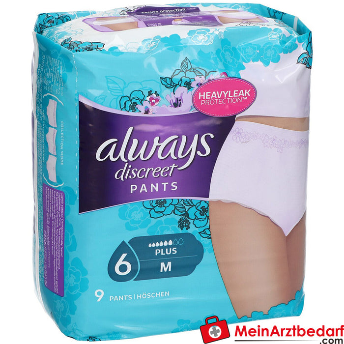always discreet incontinence panties size M