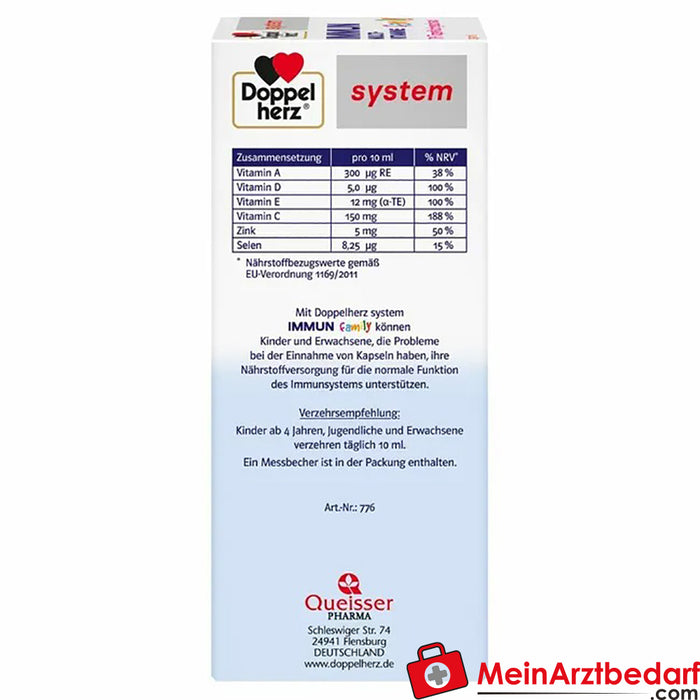 Doppelherz® sistemi IMMUN Multivitamin ailesi, 250ml