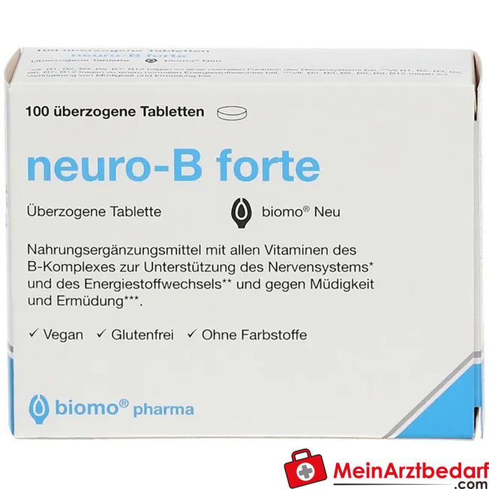 neuro-B forte biomo® Nouveau, 100 pces