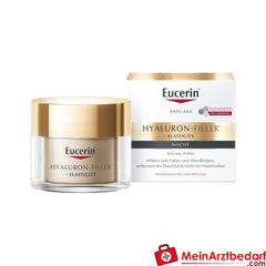 Eucerin® HYALURON-FILLER + ELASTICITY Nachtpflege|Antifaltencreme gegen Altersflecken, 50ml.