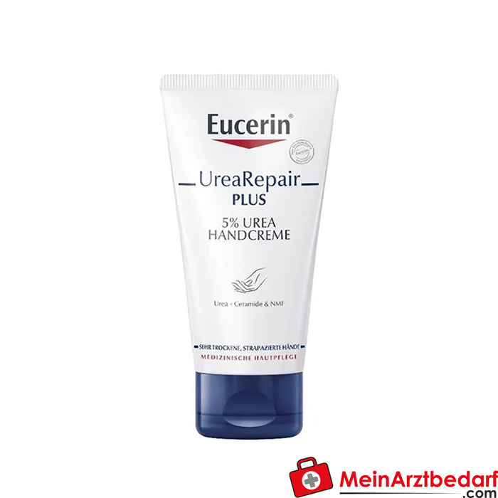Eucerin® UreaRepair PLUS Crema de Manos 5 % - protección y cuidado intensivo para manos muy secas y estresadas