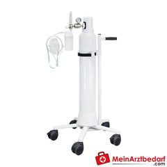 AEROtreat® Sicherheitsfahrgestell für 10 l Sauerstoffflaschen.