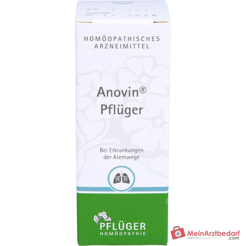 Pflüger Anovin Comprimés Aconitum/Eucalyptus/Gelsemium homéopathique 100 pièces