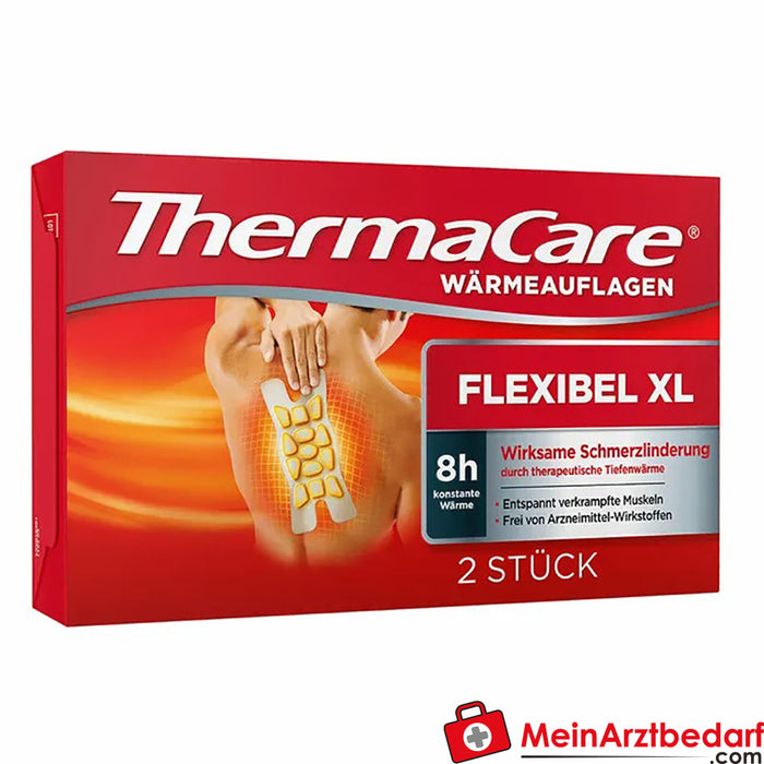 Almofadas térmicas ThermaCare®|para áreas de dor maiores, 2 unidades.