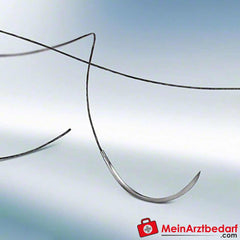 B. Braun Supramid Nahtmaterial, schwarz, USP 0 - 3/0.