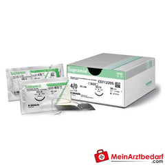 B. Braun Supramid Nahtmaterial, schwarz, USP 0 - 3/0.