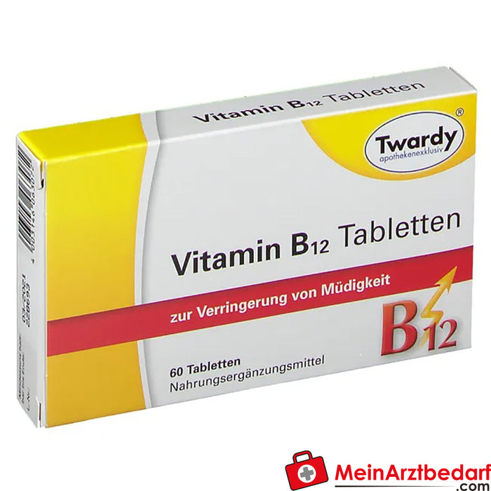 Twardy® Vitamin B12, 60 Capsules